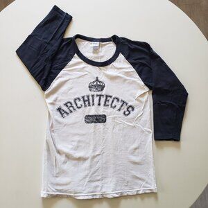 Architects UK Metalcore Hollow Crown Vintage Baseball Tee